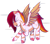 Size: 1310x1143 | Tagged: safe, artist:orbitingdamoon, oc, oc only, hybrid, pegasus, pony, zebra, zony, solo