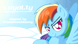 Size: 1920x1080 | Tagged: safe, artist:4everfreebrony, artist:ashtoneer, rainbow dash, pegasus, pony, g4, absurd file size, animated, female, mare, music, solo, song, sound, webm, youtube link