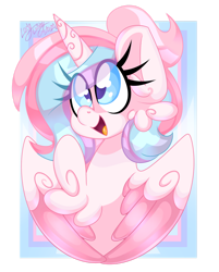 Size: 1280x1595 | Tagged: safe, artist:ladylullabystar, oc, oc only, oc:lullaby star, alicorn, pony, bust, female, mare, portrait, solo