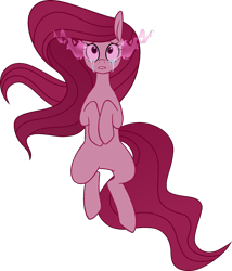 Size: 1685x1966 | Tagged: safe, artist:muhammad yunus, oc, oc only, oc:annisa trihapsari, earth pony, pony, series:the return of annisa, base used, crying, dark, earth pony oc, evil, female, mare, missing cutie mark, not rarity, open mouth, sad pony, simple background, solo, transparent background, vector