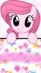 Size: 677x1200 | Tagged: safe, artist:muhammad yunus, oc, oc only, oc:annisa trihapsari, earth pony, pony, g4, base used, earth pony oc, female, heart, ibispaint x, looking at you, mare, not rarity, smiling, solo, stars