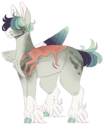 Size: 1920x2324 | Tagged: safe, artist:sleepy-nova, oc, oc only, pegasus, pony, offspring, parent:trouble shoes, parent:vapor trail, scar, simple background, solo, transparent background, unshorn fetlocks