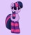 Size: 3586x4096 | Tagged: safe, artist:kittyrosie, twilight sparkle, alicorn, pony, g4, blushing, clothes, cute, female, mare, purple background, redraw, simple background, socks, solo, starry eyes, stockings, striped socks, thigh highs, twiabetes, twilight sparkle (alicorn), wingding eyes