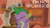 Size: 1280x720 | Tagged: safe, edit, edited screencap, editor:quoterific, screencap, spike, dragon, g4, my little pony: friendship is magic, owl's well that ends well, season 1, eyes closed, golden oaks library, male, smiling, solo, sweat