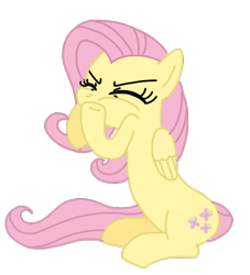 Size: 717x791 | Tagged: safe, artist:lsalusky, fluttershy, pegasus, pony, g4, beat boxing, beatboxing, eyes closed, female, simple background, sitting, solo, transparent background