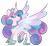 Size: 1280x1188 | Tagged: safe, artist:rohans-ponies, princess flurry heart, alicorn, pony, g4, deviantart watermark, obtrusive watermark, older, older flurry heart, simple background, solo, transparent background, watermark