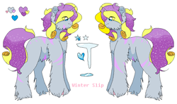 Size: 970x574 | Tagged: safe, artist:chyoatas, oc, oc only, pony, unicorn, chest fluff, clothes, ear fluff, ethereal mane, hoof fluff, horn, male, reference sheet, simple background, solo, stallion, starry mane, unicorn oc, white background