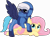 Size: 7919x5838 | Tagged: safe, artist:cyanlightning, fluttershy, oc, oc:realfeeler, pegasus, pony, g4, .svg available, absurd resolution, duo, female, folded wings, male, mare, pegasus oc, simple background, sitting, spread wings, stallion, transparent background, vector, wings