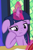Size: 279x423 | Tagged: safe, screencap, twilight sparkle, alicorn, pony, g4, once upon a zeppelin, season 7, :t, cropped, cute, female, floppy ears, glowing horn, hoof on cheek, horn, magic, magic aura, quill pen, solo, twiabetes, twilight sparkle (alicorn), twilight's castle