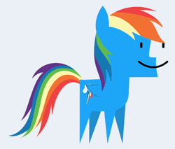 Size: 928x790 | Tagged: safe, artist:babyish and proud, artist:mypaintedmelody, rainbow dash, pony, g4, apple (company), finder, logo, mac os, pointy ponies