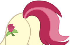 Size: 1194x747 | Tagged: safe, artist:gmaplay, earth pony, pony, g4, ass up, butt, butt only, face down ass up, plot, rosebutt, simple background, solo, transparent background