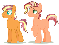 Size: 1280x988 | Tagged: safe, artist:princess-kitsune-tsu, oc, oc only, earth pony, pony, base used, magical lesbian spawn, male, offspring, parent:cheerilee, parent:sunset shimmer, simple background, stallion, transparent background