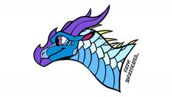 Size: 1280x720 | Tagged: safe, artist:dewthebookfan, trixie, dragon, g4, dragoness, dragonified, female, simple background, solo, species swap, trixiedragon, white background, wings