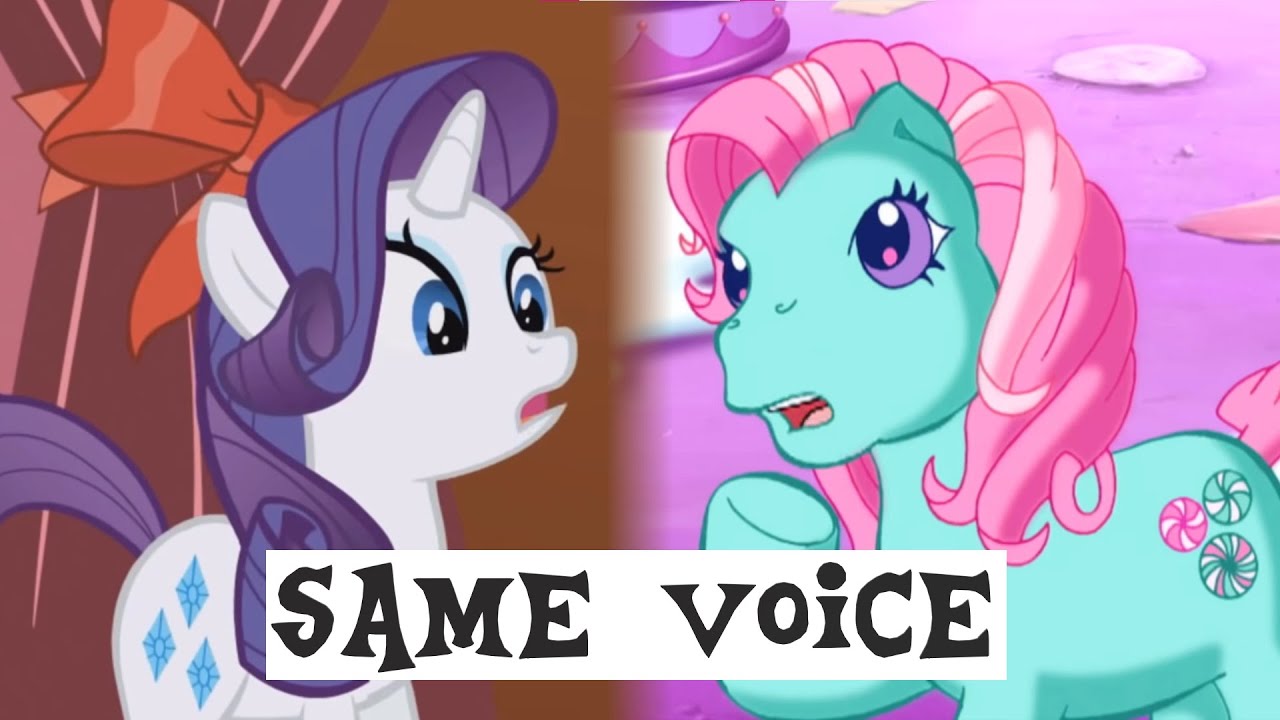 2628452 - safe, artist:alecomac, edit, edited screencap, screencap, minty,  rarity, earth pony, pony, unicorn, a very minty christmas, friendship is  magic, g3, g4, female, mare, same voice actor, tabitha st. germain, youtube