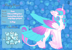 Size: 3500x2454 | Tagged: safe, artist:nobleclay, princess flurry heart, alicorn, pony, g4, colored wings, feathered fetlocks, female, high res, mare, multicolored wings, older, reference sheet, solo, tail feathers, wings