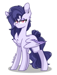 Size: 1448x1888 | Tagged: safe, artist:skyfallfrost, oc, oc only, pegasus, pony, female, mare, simple background, solo, transparent background, two toned wings, wings