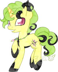 Size: 1878x2336 | Tagged: safe, artist:piichu-pi, oc, oc only, oc:night rave, pony, unicorn, female, mare, simple background, solo, transparent background