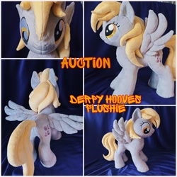 Size: 3464x3464 | Tagged: safe, artist:kuroran, derpy hooves, pegasus, pony, g4, advertisement, high res, irl, photo, plushie, solo