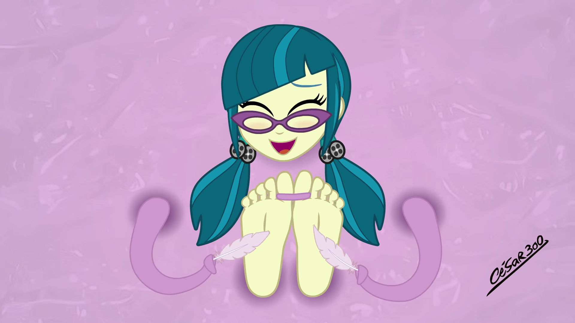 2629540 - suggestive, artist:cesar3o0, juniper montage, equestria girls,  equestria girls specials, g4, my little pony equestria girls: mirror magic,  my little pony equestria girls: movie magic, animated, barefoot, blinking,  blushing, bondage, clothes,