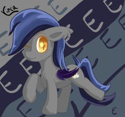 Size: 3235x3042 | Tagged: safe, artist:vinca, oc, oc only, oc:echo, bat pony, pony, bat wings, eeee, high res, solo, wings