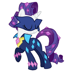 Size: 1280x1407 | Tagged: safe, artist:benpictures1, radiance, rarity, pony, unicorn, g4, power ponies (episode), female, inkscape, mare, power ponies, simple background, solo, transparent background, vector