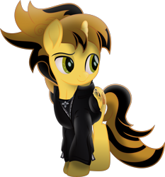 Size: 4216x4526 | Tagged: safe, artist:php178, derpibooru exclusive, oc, oc only, oc:killer epic, alicorn, pony, my little pony: the movie, .svg available, absurd resolution, alicorn oc, black, clothes, colored pupils, colored wings, cross necklace, crossed hooves, eyebrows, folded wings, gradient wings, horn, inkscape, jacket, jewelry, leather jacket, lincoln brewster, looking at something, male, movie accurate, necklace, ponified, ponified music artist, shading, simple background, smiling, solo, stallion, stallion oc, svg, transparent background, two toned mane, two toned tail, vector, wing sleeves, wings, zipper