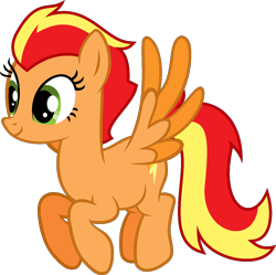 Size: 1285x1282 | Tagged: safe, artist:pegasski, oc, oc only, oc:firefoot, pegasus, pony, g4, female, mare, simple background, solo, transparent background