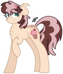 Size: 919x1073 | Tagged: safe, artist:gallantserver, oc, oc only, oc:creamcake valentine, earth pony, pony, female, mare, offspring, parent:cheese sandwich, parent:coco pommel, simple background, solo, transparent background