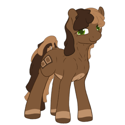Size: 2048x2048 | Tagged: safe, artist:parallel black, artist:perpendicular white, oc, oc only, oc:parallel black, chocolate pony, earth pony, food pony, pony, chocolate, digital art, earth pony oc, food, high res, looking at you, pale belly, simple background, solo, sternocleidomastoid, transparent background