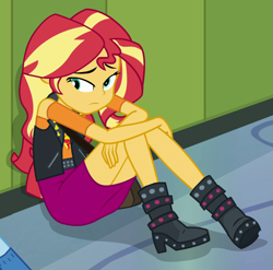 Size: 685x676 | Tagged: safe, screencap, sunset shimmer, equestria girls, equestria girls specials, g4, my little pony equestria girls: better together, my little pony equestria girls: forgotten friendship, cropped, solo