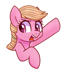 Size: 2642x2920 | Tagged: artist needed, safe, oc, oc only, oc:flat earth, earth pony, pony, high res, pointing, solo