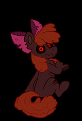 Size: 683x1012 | Tagged: safe, artist:shkika, apple bloom, pony, undead, zombie, zombie pony, story of the blanks, g4, blanked apple bloom, female, filly, solo