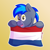 Size: 1800x1800 | Tagged: safe, artist:exobass, oc, oc only, oc:proffy floyd, pony, dutch, flag, netherlands, smiling