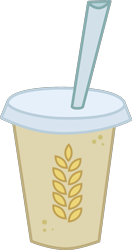 Size: 791x1501 | Tagged: safe, artist:moonlight bloom, g4, .svg available, cup, no pony, oat smoothie, object, simple background, smoothie, straw, transparent background, vector
