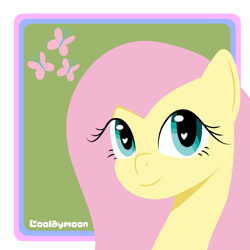 Size: 768x768 | Tagged: safe, artist:loolaymoon, fluttershy, pony, g4, cute, daaaaaaaaaaaw, female, mare, shyabetes, solo