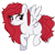 Size: 1448x1448 | Tagged: safe, artist:skyfallfrost, oc, oc only, oc:angel heart, pegasus, pony, female, mare, simple background, solo, transparent background