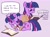 Size: 2048x1534 | Tagged: safe, artist:alexbeeza, twilight sparkle, alicorn, pony, g4, alternate universe, book, death note, light yagami, parody, pencil, text, twilight sparkle (alicorn)