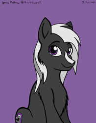 Size: 1100x1400 | Tagged: safe, artist:rockhoppr3, oc, oc only, oc:ace hearts, earth pony, pony, looking at you, simple background, solo, thick lineart