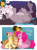 Size: 2500x3400 | Tagged: safe, artist:theartfox2468, cheese sandwich, li'l cheese, pinkie pie, oc, oc:rocky road, earth pony, pony, g4, my little pony: friendship is magic, the last problem, alternate hairstyle, angry, chest fluff, chubby, colt, comic, earth pony oc, eyes closed, female, glasses, grin, high res, male, mare, markings, missing cutie mark, mood swing, offspring, open mouth, parent:cheese sandwich, parent:pinkie pie, parents:cheesepie, pregnant, redesign, ship:cheesepie, shipping, smiling, stallion, straight, sweat, sweatdrop, tl;dr, trans female, transgender, unshorn fetlocks, yelling