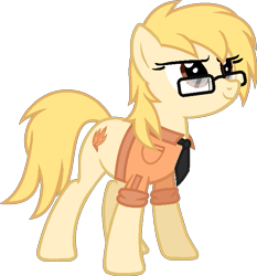 Size: 655x704 | Tagged: safe, artist:kingbases, artist:pegasski, oc, oc only, oc:autumn glory, earth pony, pony, g4, base used, clothes, earth pony oc, eyelashes, female, looking up, mare, necktie, simple background, smiling, solo, transparent background