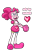 Size: 1080x1596 | Tagged: safe, artist:jvartes6112, pinkie pie, gem (race), g4, :d, clothes, crossover, eyelashes, female, gem, gemsona, gloves, party spinel, pinel, simple background, smiling, solo, species swap, spinel, steven universe, transparent background