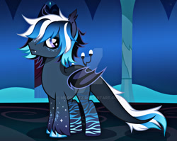 Size: 1280x1020 | Tagged: safe, artist:moonbatz, oc, oc only, bat pony, pony, deviantart watermark, male, obtrusive watermark, solo, stallion, watermark