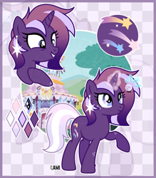 Size: 2280x2600 | Tagged: safe, artist:camikamen, oc, oc only, parasprite, pony, unicorn, female, high res, mare, solo