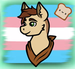 Size: 1000x920 | Tagged: safe, artist:deathtoaster, oc, pony, bandana, pride, pride flag, transgender pride flag