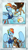 Size: 1101x1980 | Tagged: safe, artist:inuhoshi-to-darkpen, gilda, rainbow dash, oc, oc:gregory, griffon, pegasus, pony, g4, :i, adopted offspring, clothes, cute, ear fluff, eyes closed, fan, griffon oc, hoof fluff, necktie, older, older rainbow dash, open mouth, parent:gilda, parent:greta, parents:grelda, poster, rainbow tail, speech bubble, uniform, wing fluff, wonderbolts dress uniform