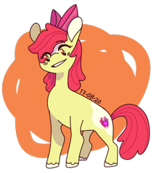 Size: 640x705 | Tagged: safe, artist:thesehorsesaregay, apple bloom, earth pony, pony, g4, female, filly, solo