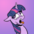 Size: 3000x3000 | Tagged: safe, artist:andy price, artist:shadowblazearts, edit, idw, twilight sparkle, alicorn, pony, g4, disgusted, female, gradient background, high res, solo, tongue out