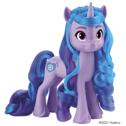 Size: 2000x2000 | Tagged: safe, izzy moonbow, pony, unicorn, g5, official, brushable, female, high res, mare, merchandise, toy, unicorn charms izzy moonbow
