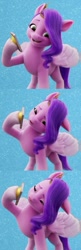 Size: 400x1237 | Tagged: safe, screencap, pipp petals, pegasus, pony, g5, my little pony: a new generation, spoiler:g5, 3d, adorapipp, collage, cute, female, mare, phone, that pony sure does love phones