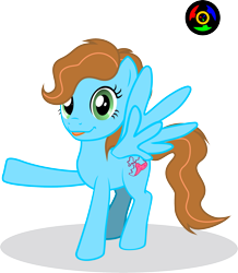 Size: 2017x2308 | Tagged: safe, artist:kyoshyu, oc, oc only, oc:fallen, pegasus, pony, female, high res, mare, simple background, solo, tongue out, transparent background